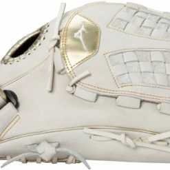 12.5 Inch Mizuno MVP Prime SE GMVP1250PSEF8-White/Gold Women's Fastpitch Softball Glove -Fastpitch Softball Gloves Shop 12 5 inch mizuno mvp prime se gmvp1250psef8 white gold women s fastpitch softball glove 12