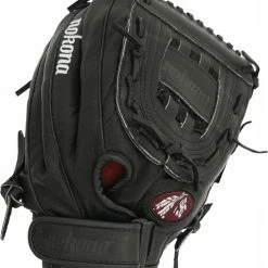 12.5 Inch Nokona Buckaroo Black BF1250CBLK Infield/Pitcher Fastpitch Softball Glove