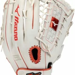 13 Inch Mizuno MVP Prime SE GMVP1300PSEF8-White/Red Women's Fastpitch Softball Glove
