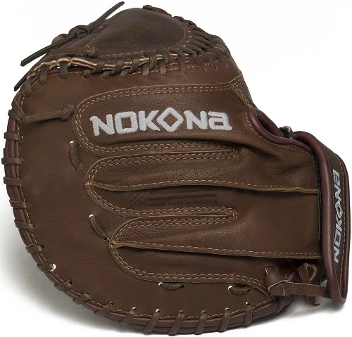 32.5 Inch Nokona X2 Buckaroo X2V3250 Adult Softball Catchers Mitt 5 32.5 Inch Nokona X2 Buckaroo X2V3250 Adult Softball Catchers Mitt - Image 3