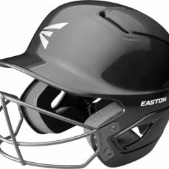 Easton Alpha A168527 Medium/Large Solid Batting Helmet W/ Baseball/Softball Facemask