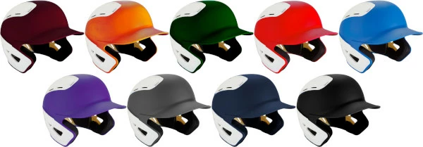 Mizuno B6 380385 Adult Two Tone Matte Batting Helmet 4 Mizuno B6 380385 Adult Two Tone Matte Batting Helmet - Image 2