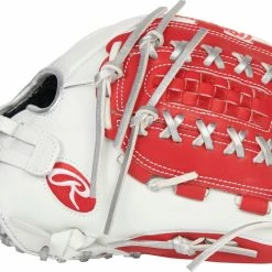12.5 Inch Rawlings Liberty Advanced Color Series 4.0 Women's Fastpitch Softball Glove RLA125-18WSP -Fastpitch Softball Gloves Shop rawlings liberty advanced color series 4 125 inch womens softball glove rla12518wsp 14