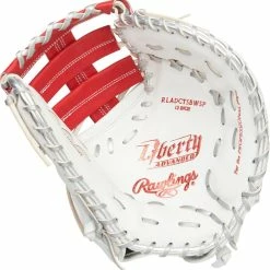 Rawlings Liberty Advanced Color Series 4.0 13 Inch Women's Fastpitch Softball Firstbase Mitt RLADCTSBWSP -Fastpitch Softball Gloves Shop rawlings liberty advanced color series 4 13 inch womens softball firstbase mitt rladctsbwsp 12