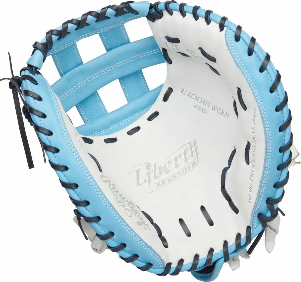 34 Inch Rawlings Liberty Advanced Color Series 4.0 Women's Fastpitch Softball Catcher's Mitt RLACM34FPWCBN 4 34 Inch Rawlings Liberty Advanced Color Series 4.0 Women's Fastpitch Softball Catcher's Mitt RLACM34FPWCBN - Image 2