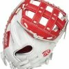 34 Inch Rawlings Liberty Advanced Color Series 4.0 Women's Fastpitch Softball Catcher's Mitt RLACM34FPWSP -Fastpitch Softball Gloves Shop rawlings liberty advanced color series 4 34 inch womens softball catchers mitt rlacm34fpwsp 11