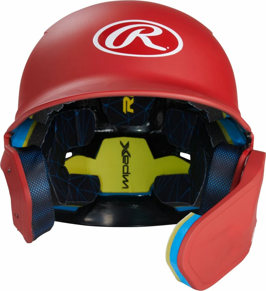 Rawlings MACH Adjust Senior Matte Baseball Batting Helmet W/ Adjustable Face Guard MA07S 5 Rawlings MACH Adjust Senior Matte Baseball Batting Helmet W/ Adjustable Face Guard MA07S - Image 3