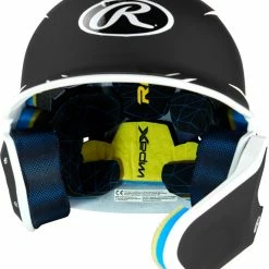 Rawlings MACH Adjust Senior Two-Tone Matte Baseball Batting Helmet W/ Adjustable Face Guard MA14S
