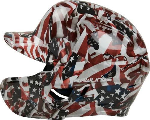 Rawlings Mach USA MACHEXT-USA-SR Senior Batting Helmet W/ Extension 6 Rawlings Mach USA MACHEXT-USA-SR Senior Batting Helmet W/ Extension - Image 4