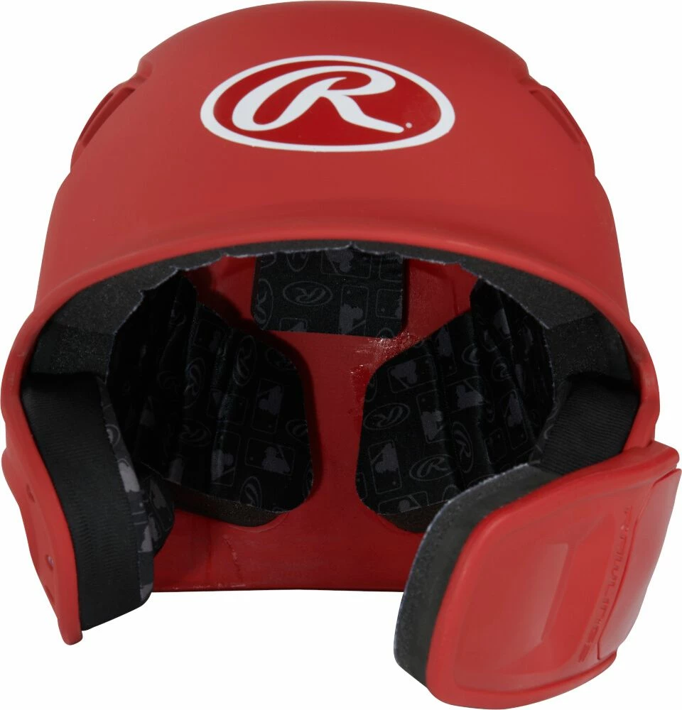 Rawlings R16 Reversible EXT Senior Matte Baseball Batting Helmet W/ Reversible Face Guard R6R07S 6 Rawlings R16 Reversible EXT Senior Matte Baseball Batting Helmet W/ Reversible Face Guard R6R07S - Image 4