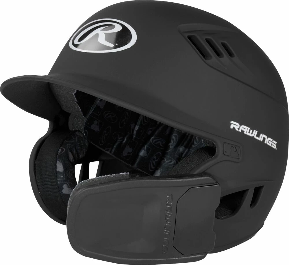 Rawlings R16 Reversible EXT Senior Matte Baseball Batting Helmet W/ Reversible Face Guard R6R07S 8 Rawlings R16 Reversible EXT Senior Matte Baseball Batting Helmet W/ Reversible Face Guard R6R07S - Image 6