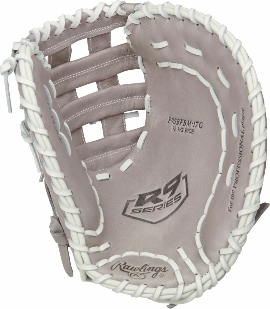 12.5 Inch Rawlings R9 Women's Fastpitch Softball Firstbase Mitt R9SBFBM-17G 4 12.5 Inch Rawlings R9 Women's Fastpitch Softball Firstbase Mitt R9SBFBM-17G - Image 2