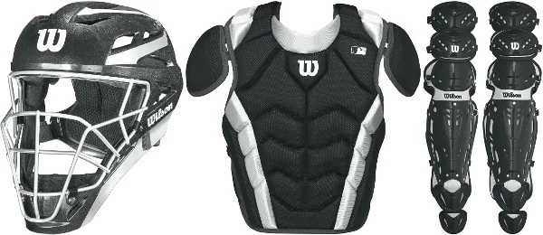 Wilson Pro Stock WTPROY Youth Baseball Catchers Gear Set 3 Wilson Pro Stock WTPROY Youth Baseball Catchers Gear Set